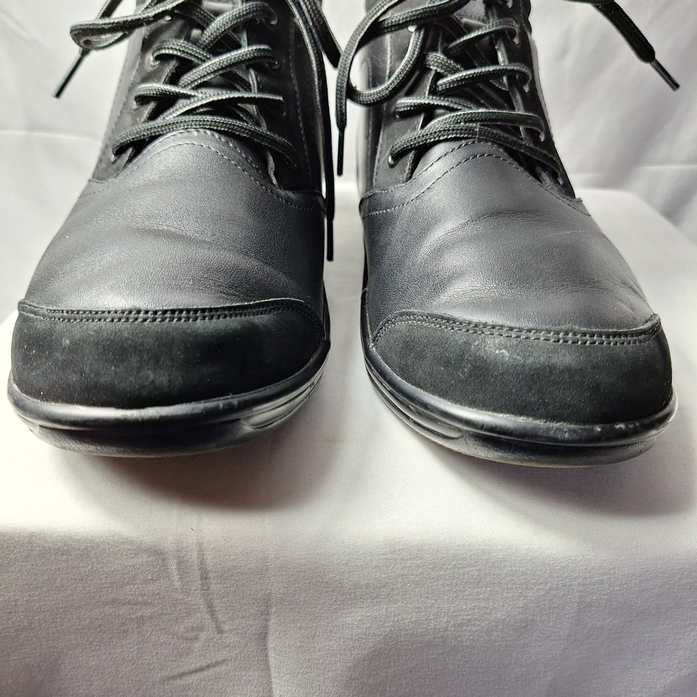 ORTHOFEET Milano 885 Orthopedic Chukka Ankle Boot Womens Sz 9.5B Black Leather - Picture 4 of 10